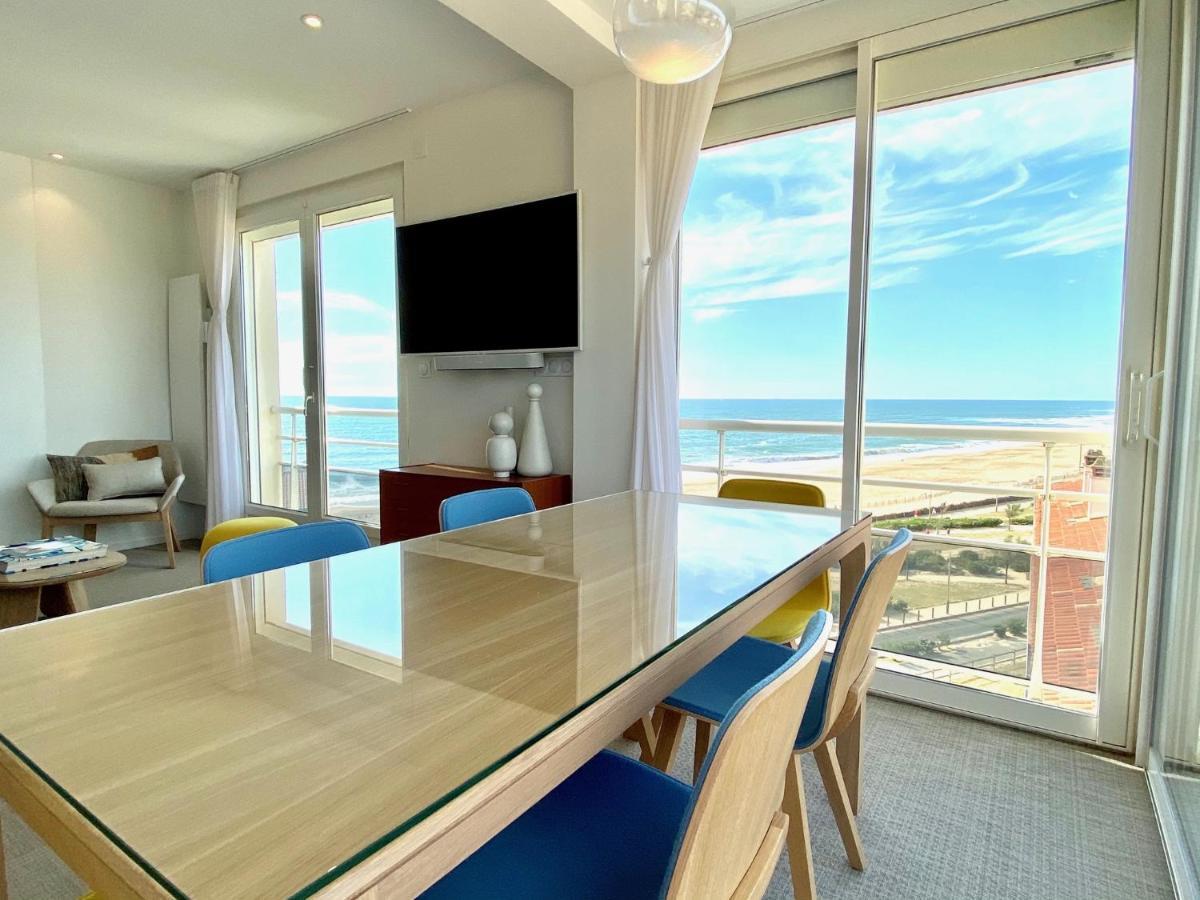 Vue superbe sur l’océan, la plage à vos pieds ! Soorts-Hossegor Exterior foto